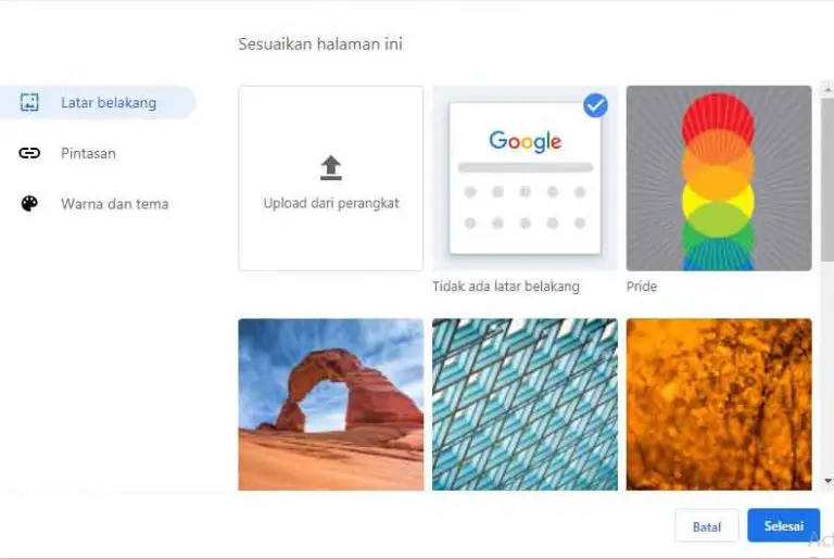 Cara Mengganti Background Di Google Chrome 2021 Kaca Teknologi